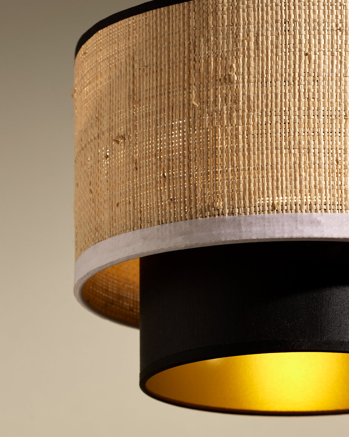 Eclipse pendant light - Black design Maison Sarah Lavoine Black Rabane 19 cm 2