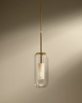 Vadim pendant light - Gold design Maison Sarah Lavoine Gold Steel 36 cm 4