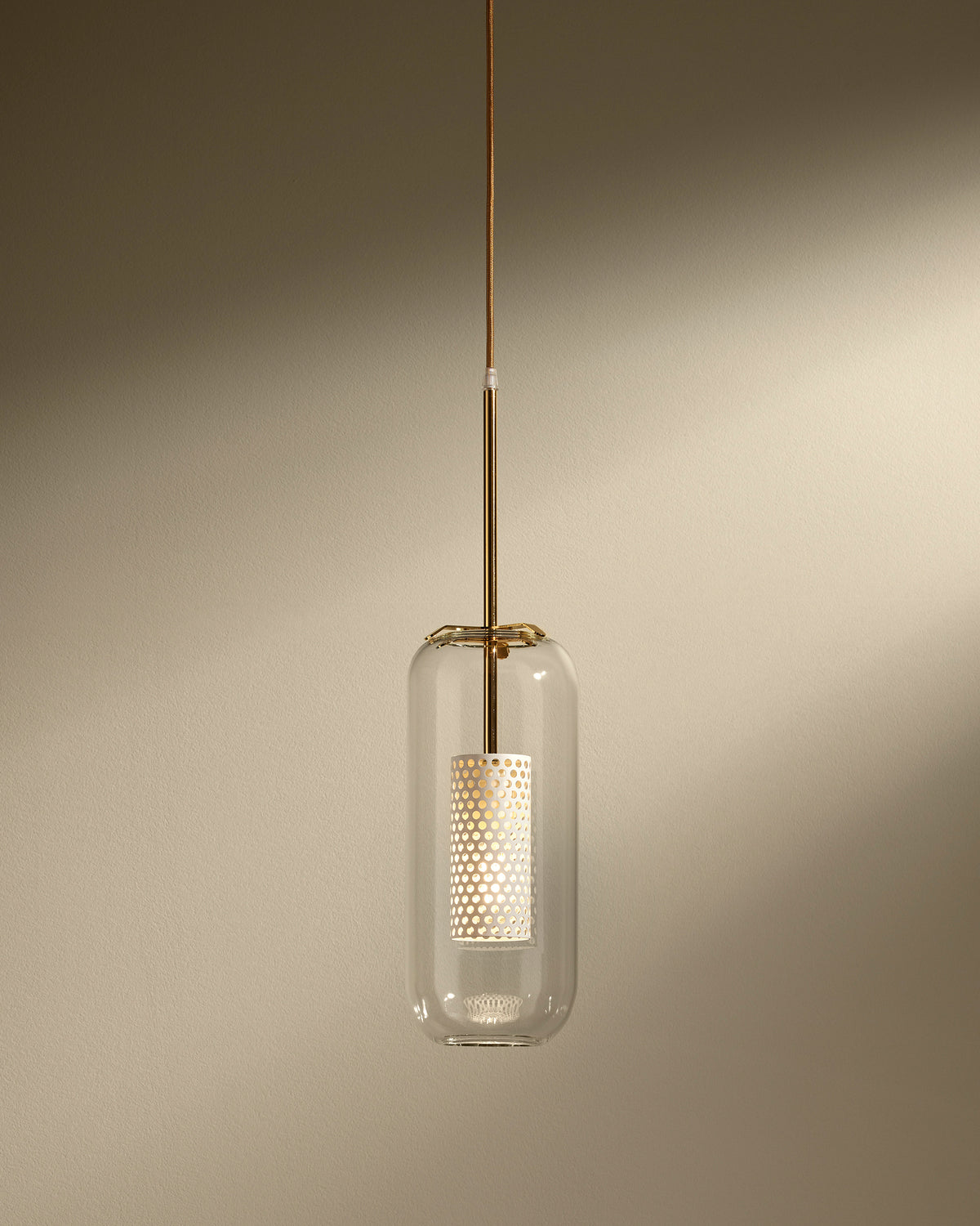 Vadim pendant light - Gold design Maison Sarah Lavoine Gold Steel 36 cm 4