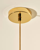 Vadim pendant light - Gold design Maison Sarah Lavoine Gold Steel 36 cm 5