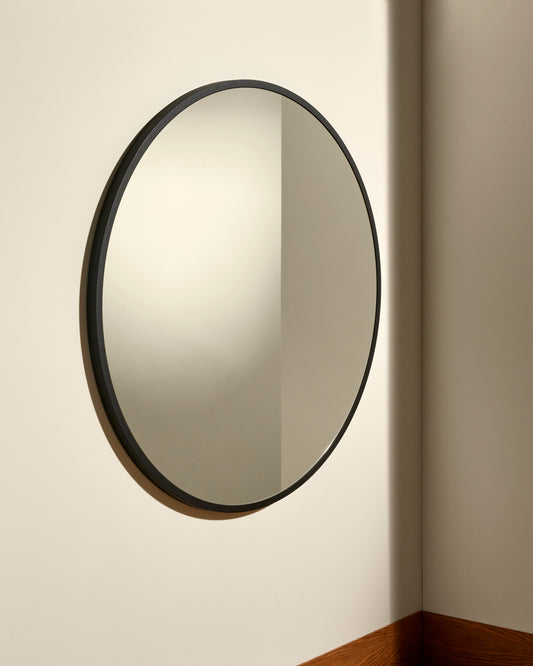 Miroir Bulle - Noir design Maison Sarah Lavoine Noir Chêne   2