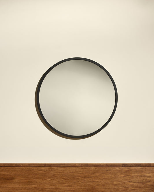 Miroir Bulle - Noir design Maison Sarah Lavoine Noir Chêne   1