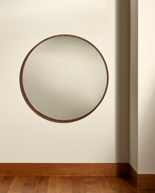 Miroir Bulle - Noyer design Maison Sarah Lavoine Noyer Noyer   1