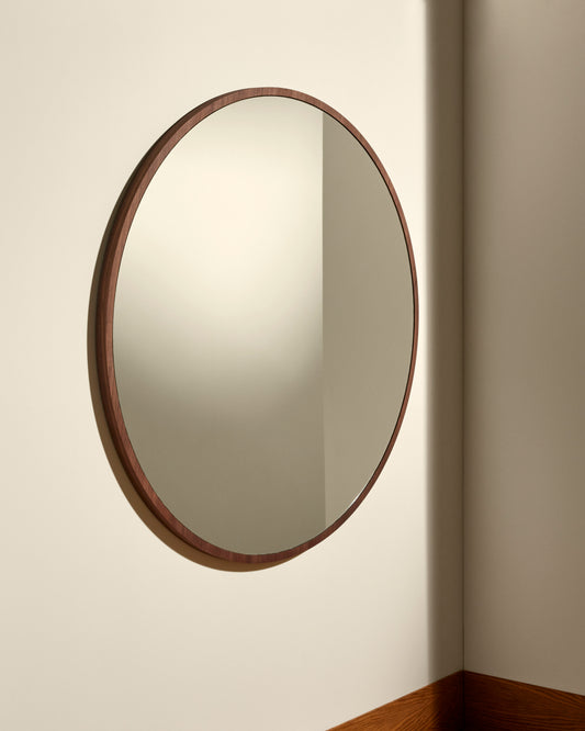 Miroir Bulle - Noyer design Maison Sarah Lavoine Noyer Noyer   2