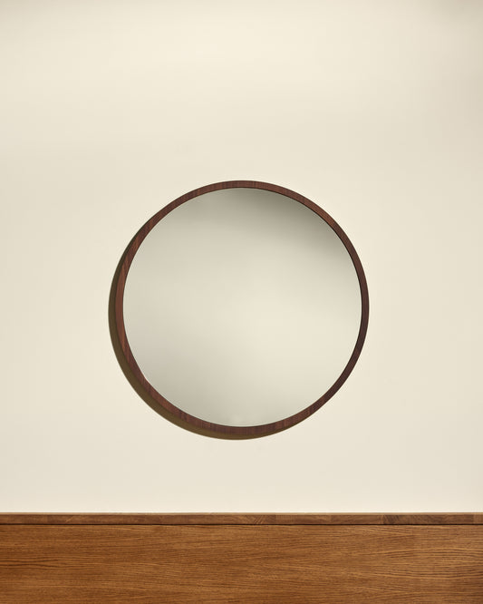 Miroir Bulle - Noyer design Maison Sarah Lavoine Noyer Noyer   1
