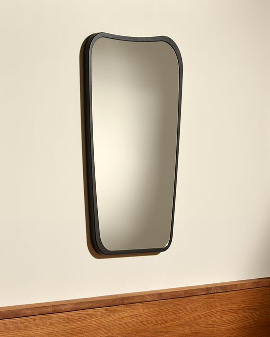 Miroir Organique - Noir design Maison Sarah Lavoine Noir Chêne 63 cm 90 cm 2
