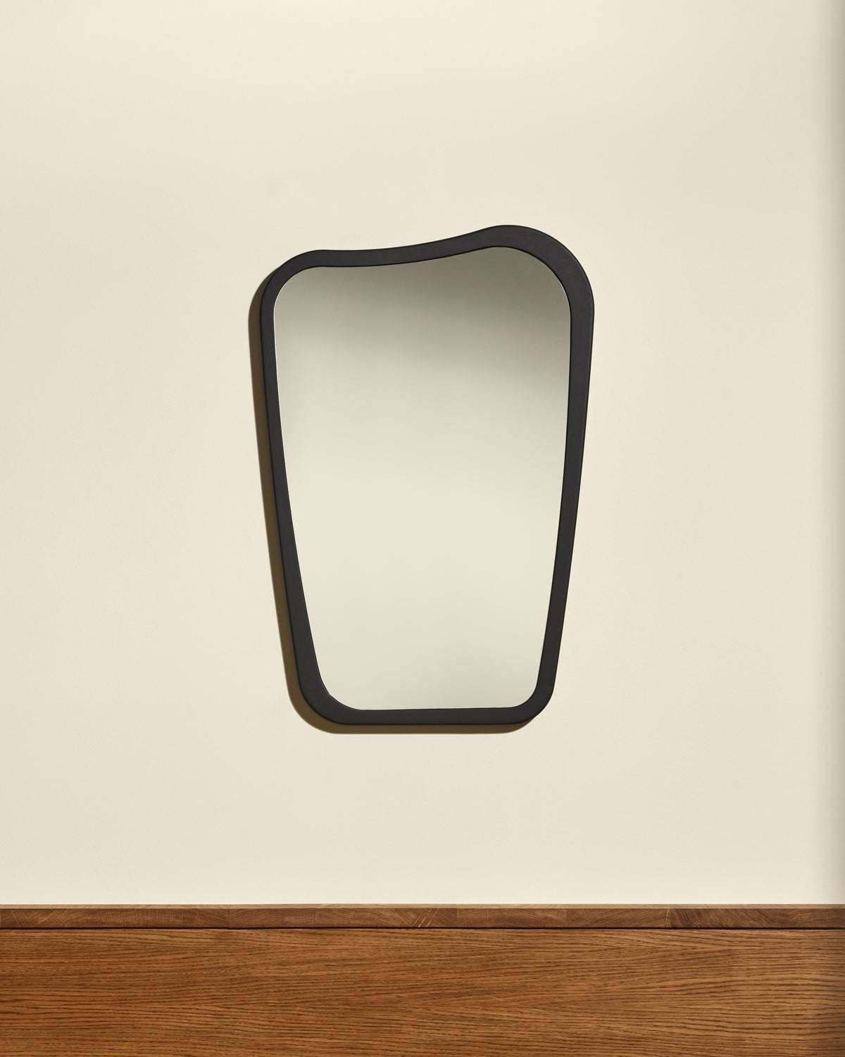 Miroir Organique - Noir design Maison Sarah Lavoine Noir Chêne 50 cm 75 cm 1