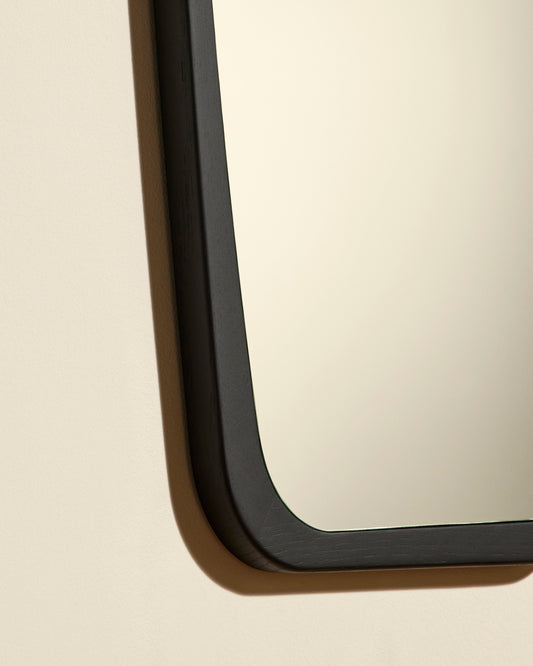 Miroir Organique - Noir design Maison Sarah Lavoine Noir Chêne 50 cm 75 cm 3