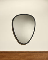 Miroir Ovo - Noir design Maison Sarah Lavoine Noir Chêne 69 cm 90 cm 1