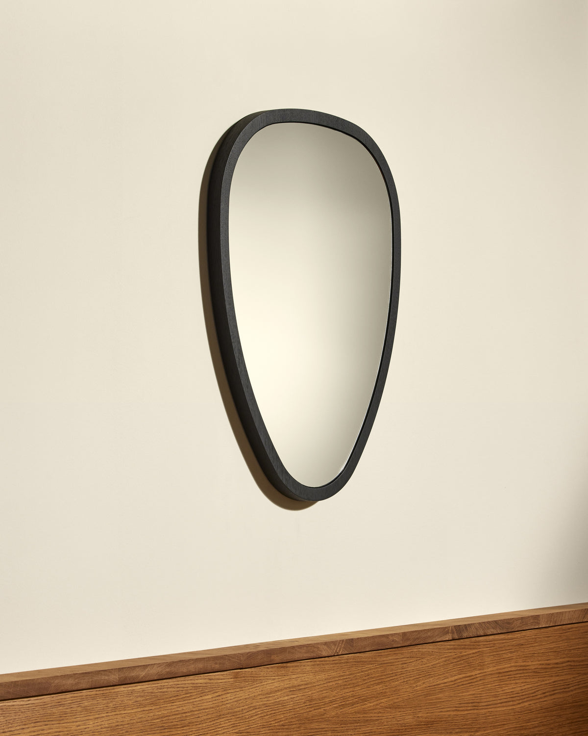Miroir Ovo - Noir design Maison Sarah Lavoine Noir Chêne 57 cm 75 cm 2