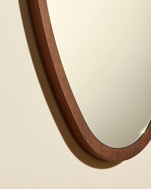 Miroir Ovo - Noyer design Maison Sarah Lavoine Noyer Noyer 57 cm 75 cm 3