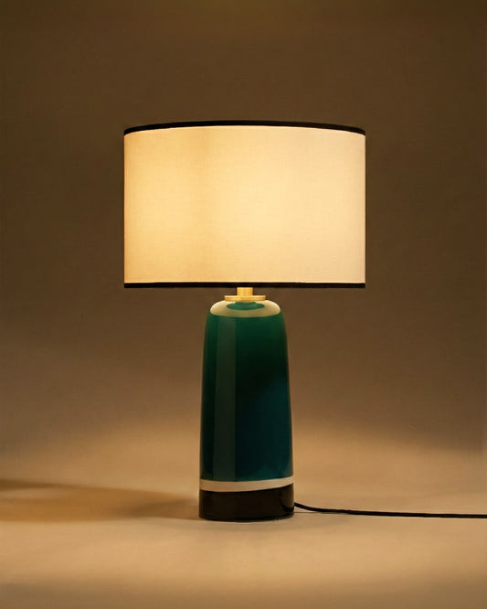 Lampe Sicilia - Bleu Sarah design Maison Sarah Lavoine Bleu Sarah Céramique  50 cm 1