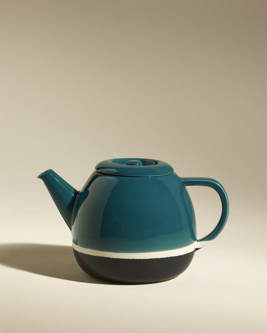 Theière Sicilia - Bleu sarah haut de gamme Maison Sarah Lavoine Bleu Sarah Céramique  21 cm 1