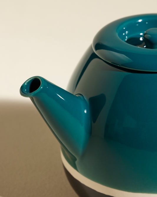 Theière Sicilia - Bleu sarah haut de gamme Maison Sarah Lavoine Bleu Sarah Céramique  21 cm 3