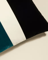 Sicilia cushion - Blue Sarah design Maison Sarah Lavoine Blue Sarah Velvet 55 cm 40 cm 2