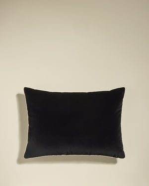 Double Game Cushion - Blue Sarah design Maison Sarah Lavoine Blue Sarah Velvet 55 cm 40 cm 1