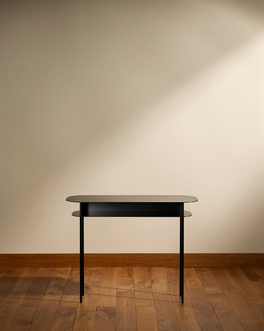 Console Tokyo - Noir design Maison Sarah Lavoine Noir Acier 110 cm 85 cm 1