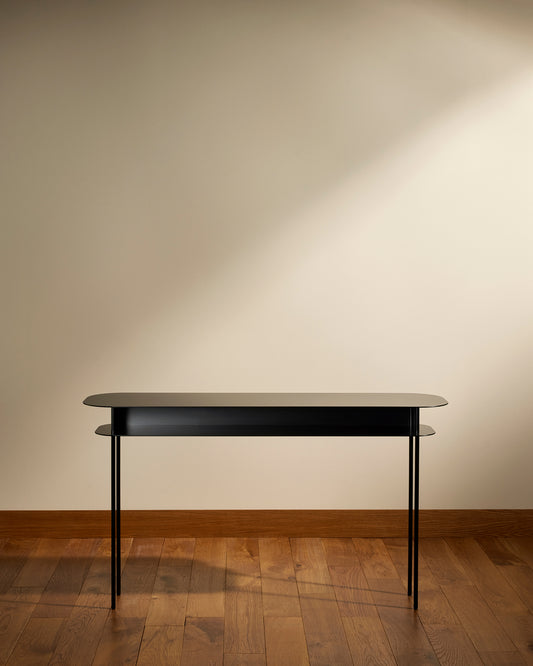 Console Tokyo - Noir design Maison Sarah Lavoine Noir Acier 150 cm 85 cm 1