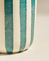 Grand vase décoratif Riviera - Bleu Sarah design, céramique Maison Sarah Lavoine Bleu Sarah Céramique  36 cm 3