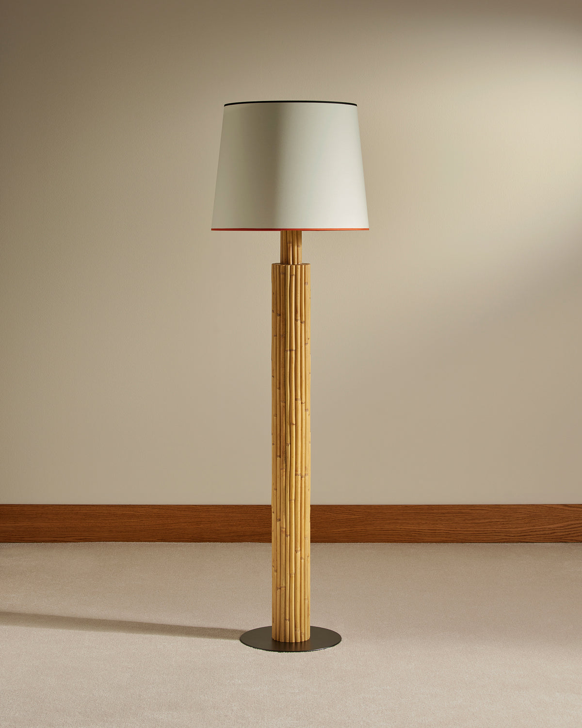 Riviera Floor Lamp - Oak design Maison Sarah Lavoine Oak Rattan 155 cm 1