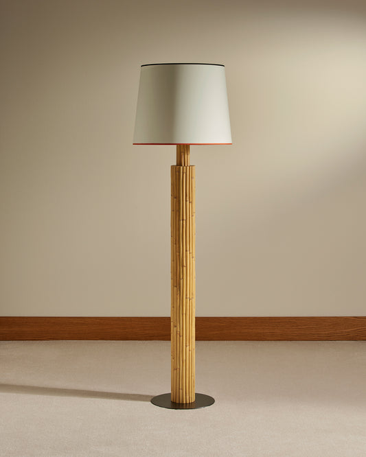 Lampadaire Riviera - Chêne design Maison Sarah Lavoine Chêne Rotin  155 cm 1