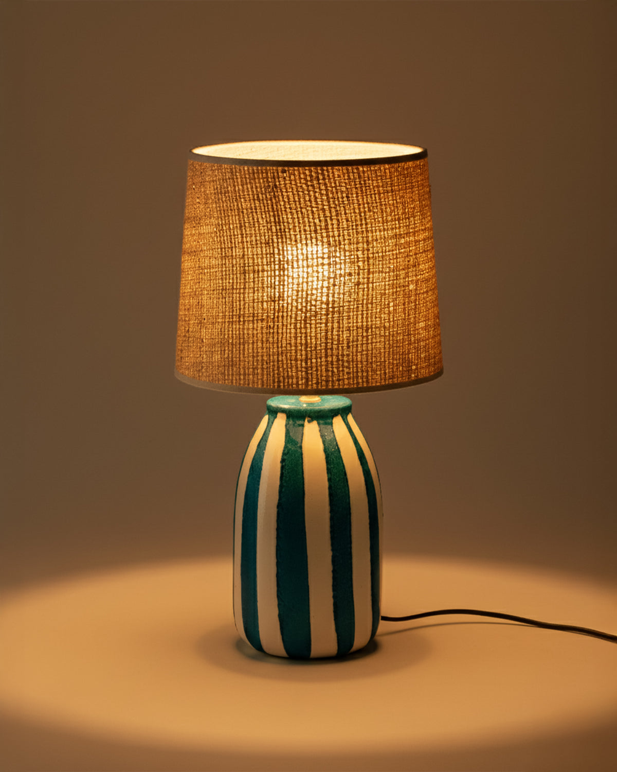 Lampe de table Palmaria - Bleu Sarah