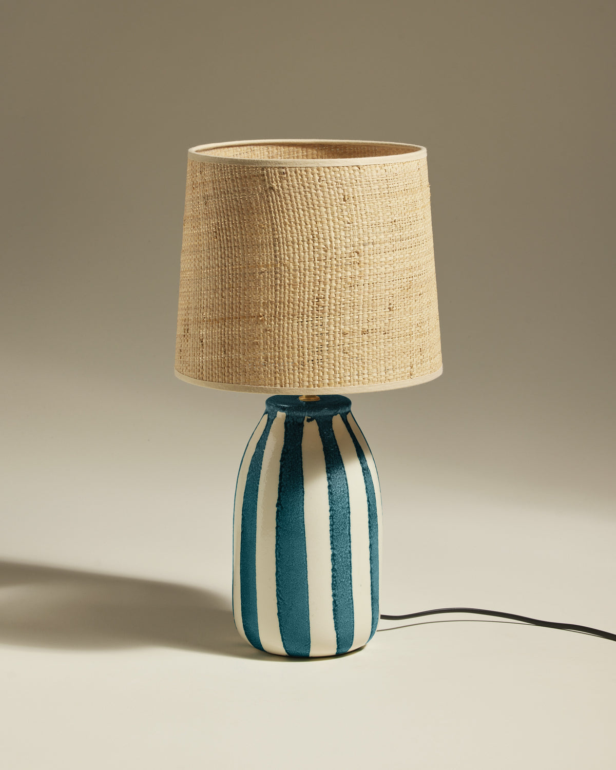Lampe de table Palmaria - Bleu Sarah design Maison Sarah Lavoine Bleu Sarah Céramique  46 cm 1