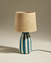 Lampe de table Palmaria - Bleu Sarah design Maison Sarah Lavoine Bleu Sarah Céramique  46 cm 1