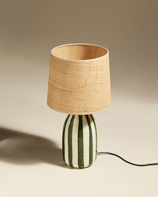 Lampe de table Palmaria - Vert design Maison Sarah Lavoine Vert Céramique  46 cm 2