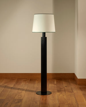Riviera Floor Lamp - Black design Maison Sarah Lavoine Black Rattan 155 cm 1