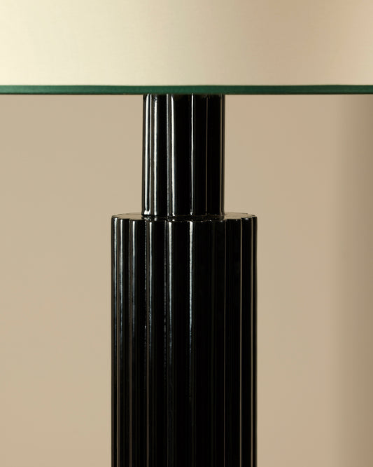 Lampadaire Riviera - Noir design Maison Sarah Lavoine Noir Rotin  155 cm 3