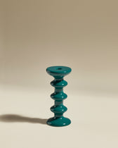 Bougeoir Slave - Bleu Sarah design Maison Sarah Lavoine Bleu Sarah Céramique  20 cm 1