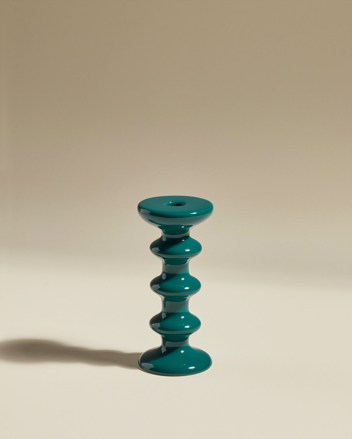 Bougeoir Slave - Bleu Sarah design Maison Sarah Lavoine Bleu Sarah Céramique  20 cm 1