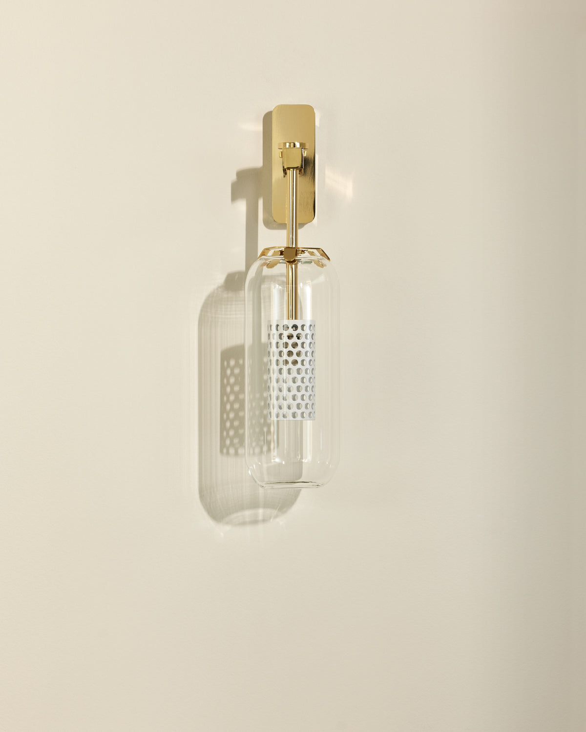 Vadim wall light - Gold design Maison Sarah Lavoine Gold Brass 15 cm 41 cm 1