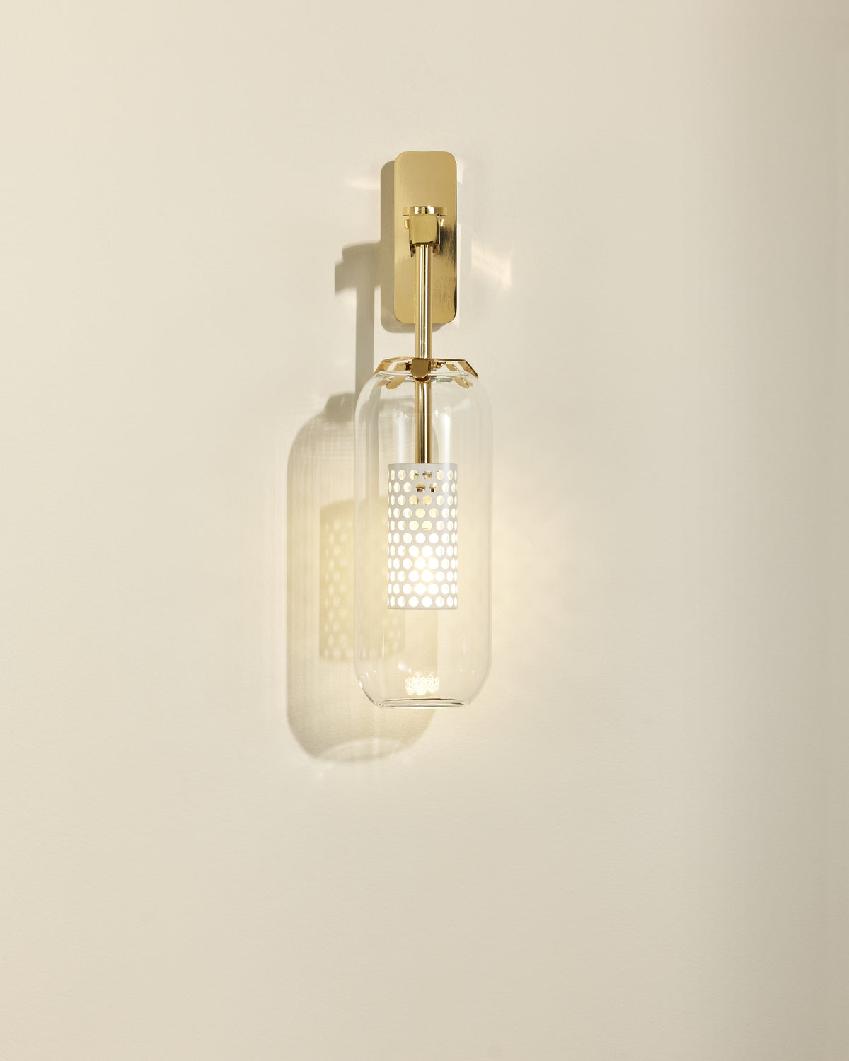 Vadim wall light - Gold design Maison Sarah Lavoine Gold Brass 15 cm 41 cm 3