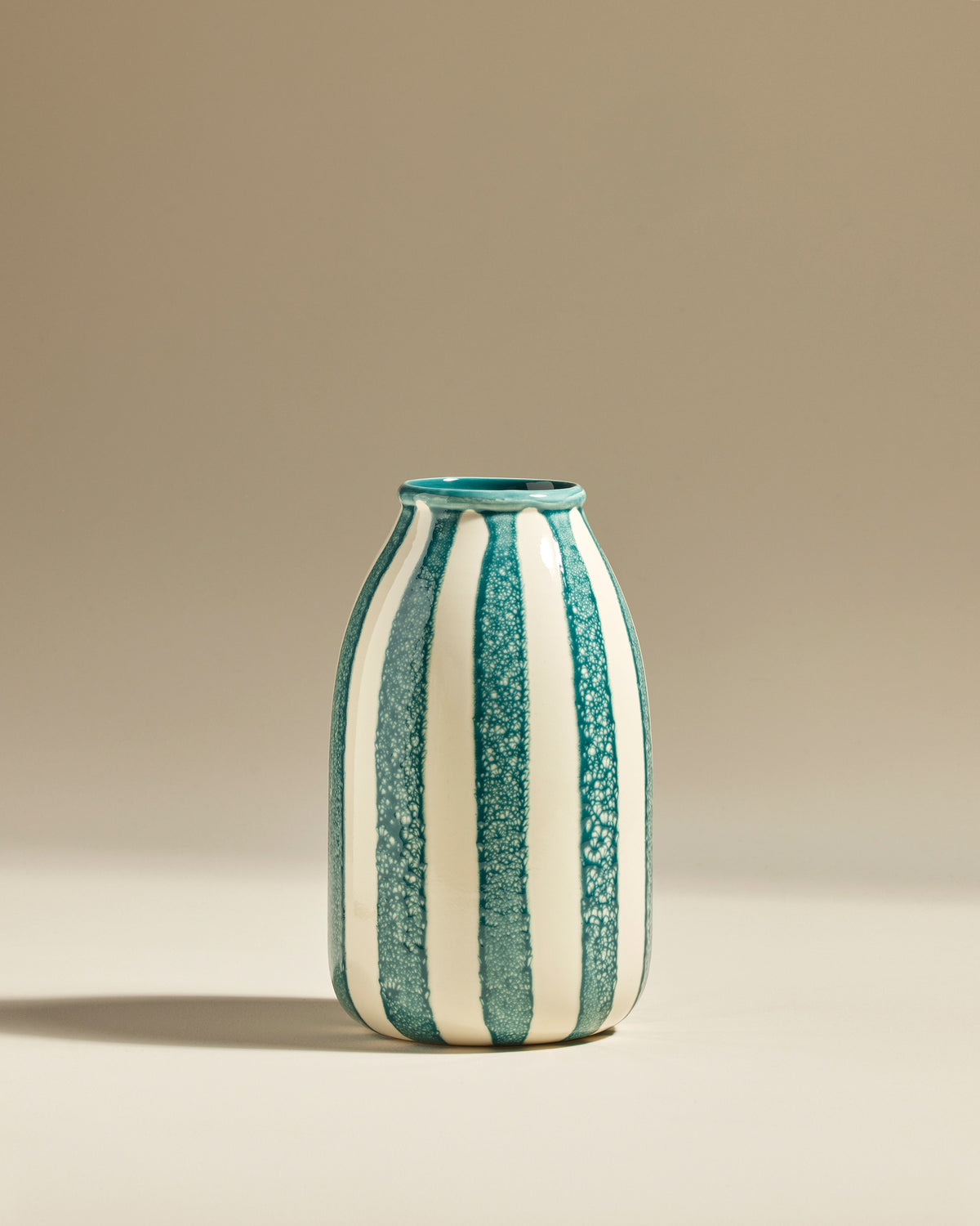 Riviera decorative vase - Bleu Sarah design, ceramic Maison Sarah Lavoine Bleu Sarah Ceramic 24 cm 1