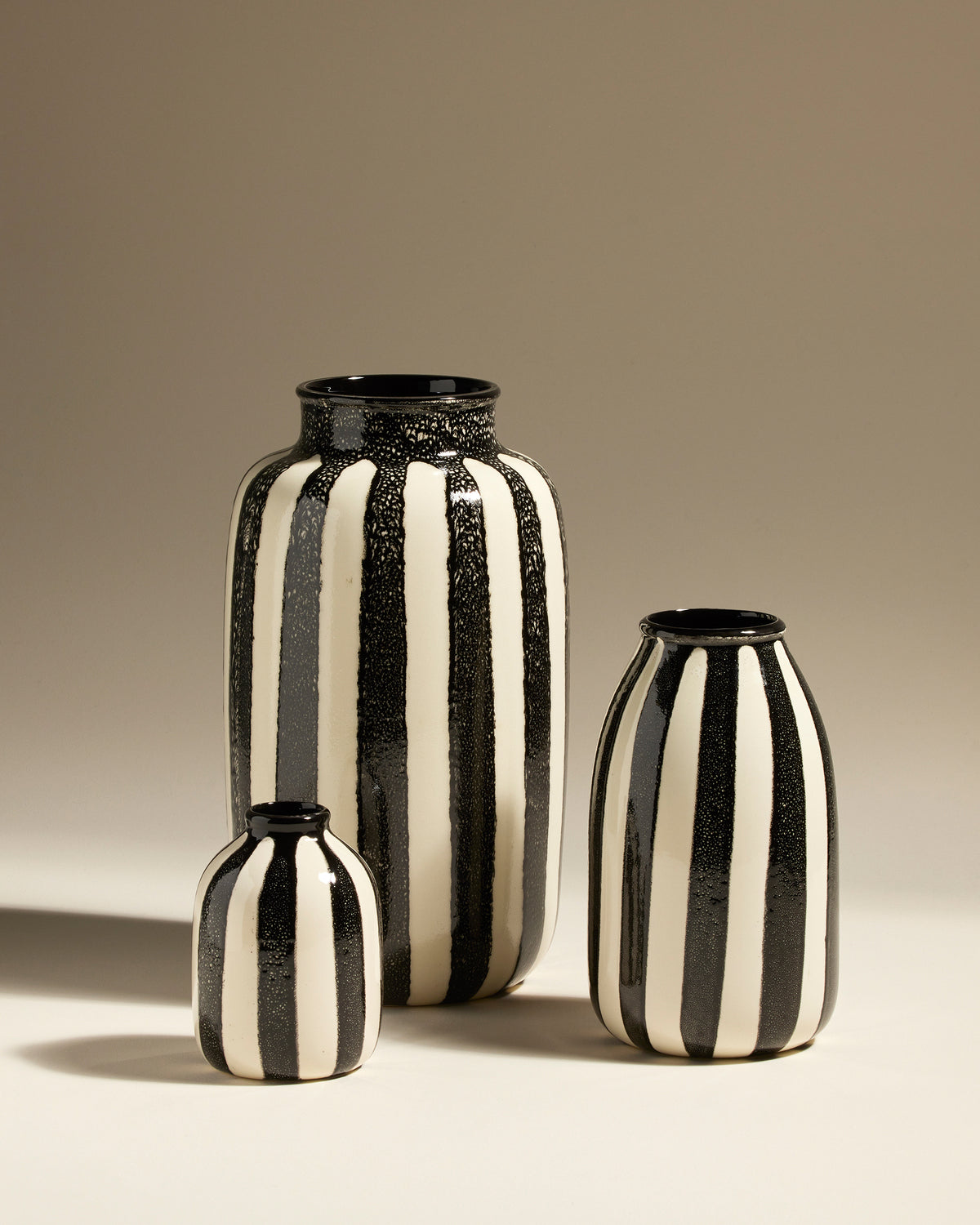 Grand vase décoratif Riviera - Noir design, céramique Maison Sarah Lavoine Noir Céramique  36 cm 4