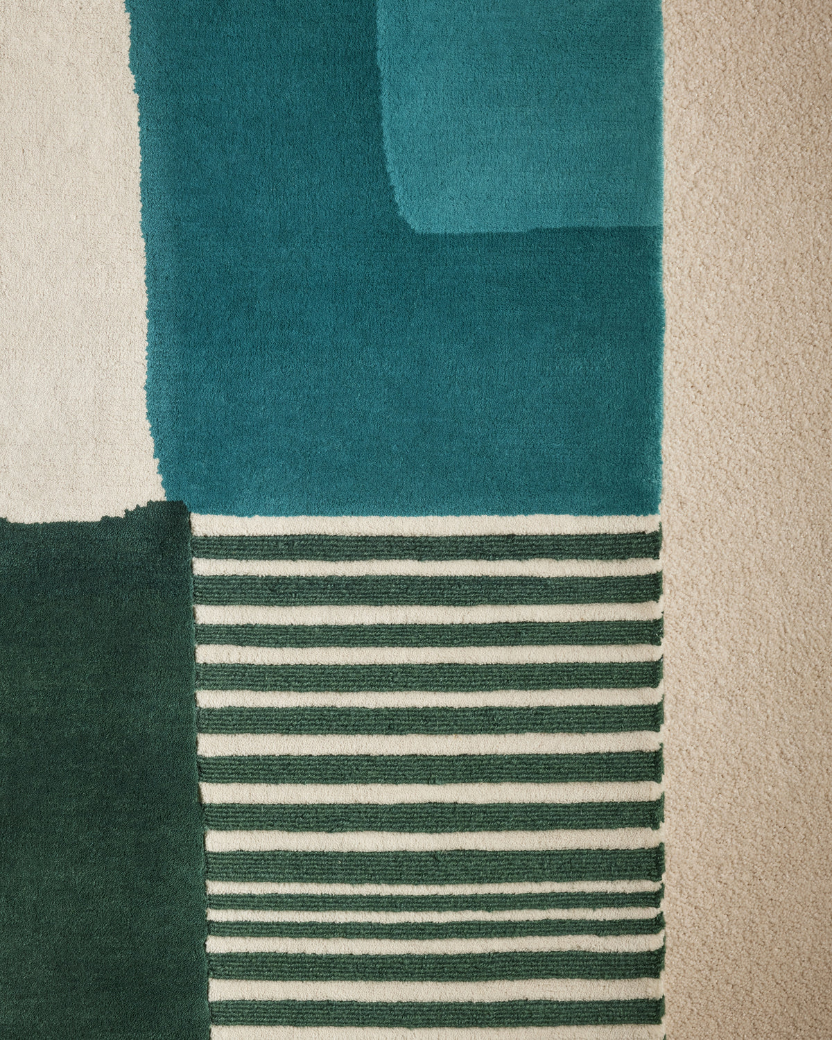 Tapis Boro - Crème design Maison Sarah Lavoine Crème Laine Petit 170 cm | Moyen 200 cm  Petit 240 cm | Moyen 300 cm  4