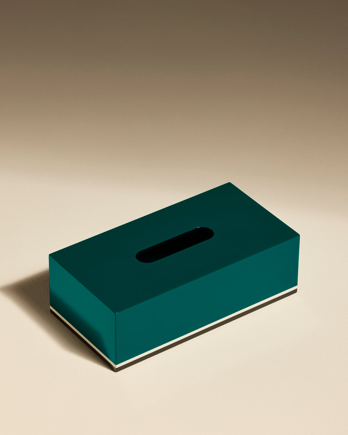 Tissue box - Bleu Sarah design Maison Sarah Lavoine Bleu Sarah Lacquered wood 25 cm 8 cm 2
