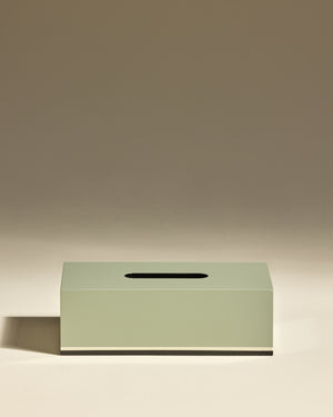 Tissue box - Pousse de Tilleul design Maison Sarah Lavoine Pousse de Tilleul Lacquered wood 25 cm 8 cm 1