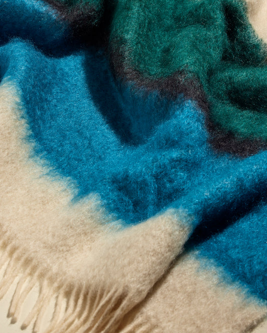 Plaid Serenity - Bleu Sarah luxe Maison Sarah Lavoine Bleu Sarah Laine 200 cm 130 cm 4