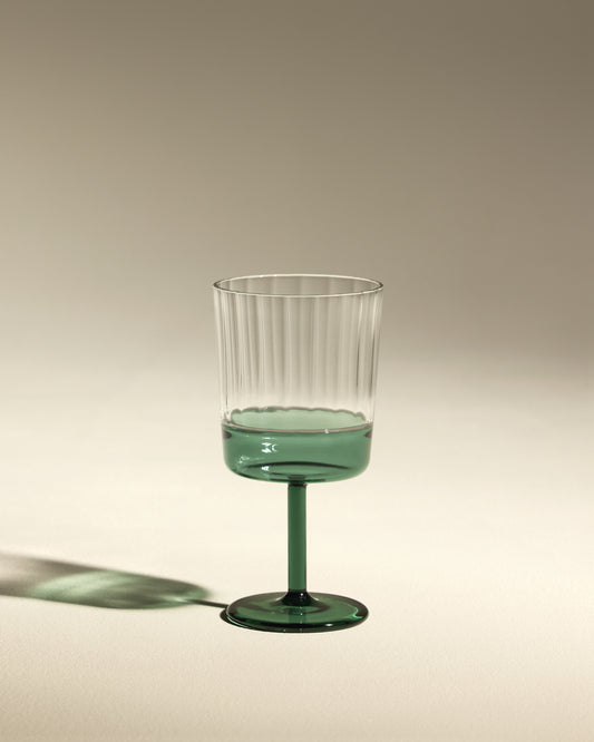 Verre à vin Eclat - Bleu Sarah design Maison Sarah Lavoine Bleu Sarah Verre  13,5 cm 1