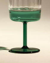 Verre à vin Eclat - Bleu Sarah design Maison Sarah Lavoine Bleu Sarah Verre  13,5 cm 3