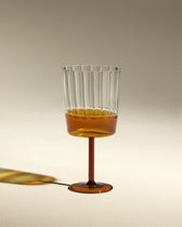 Eclat water glass - Ambre design Maison Sarah Lavoine Ambre Glass 16 cm 1