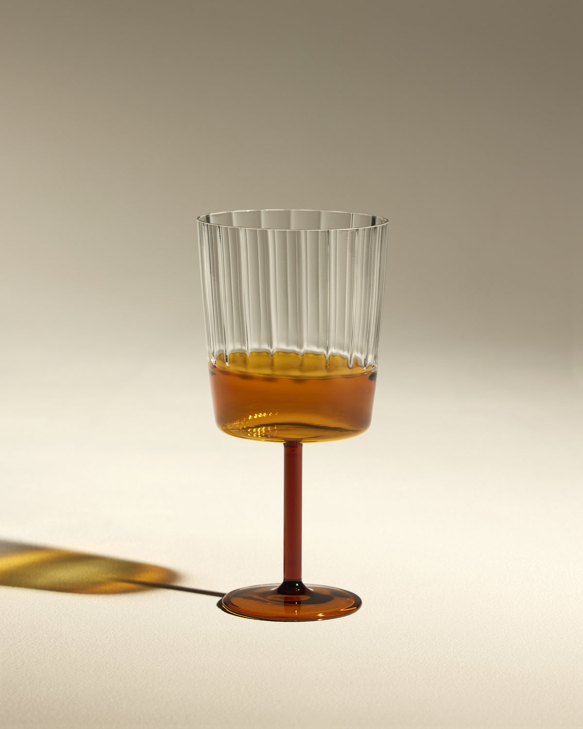 Eclat water glass - Ambre design Maison Sarah Lavoine Ambre Glass 16 cm 1