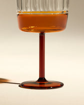 Eclat water glass - Ambre design Maison Sarah Lavoine Ambre Glass 16 cm 3
