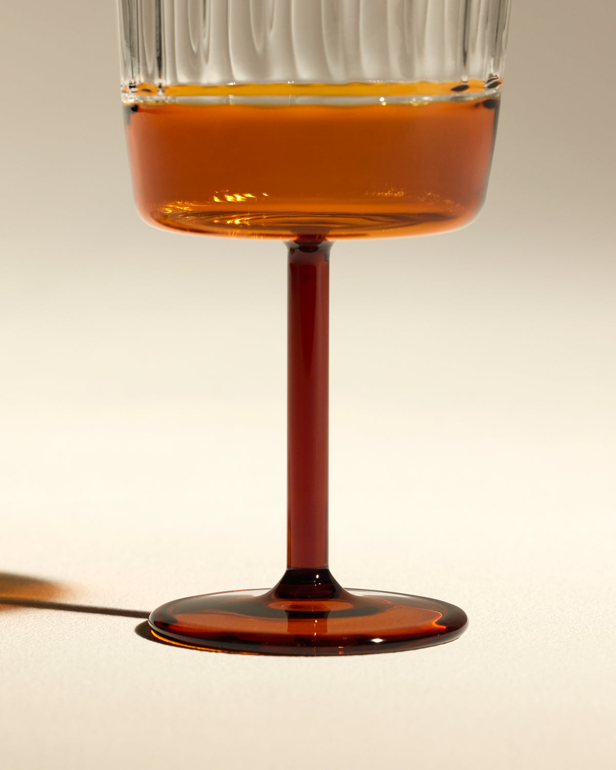 Eclat water glass - Ambre design Maison Sarah Lavoine Ambre Glass 16 cm 3