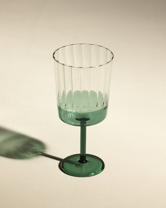 Verre à eau Eclat - Bleu Sarah design Maison Sarah Lavoine Bleu Sarah Verre  16 cm 2