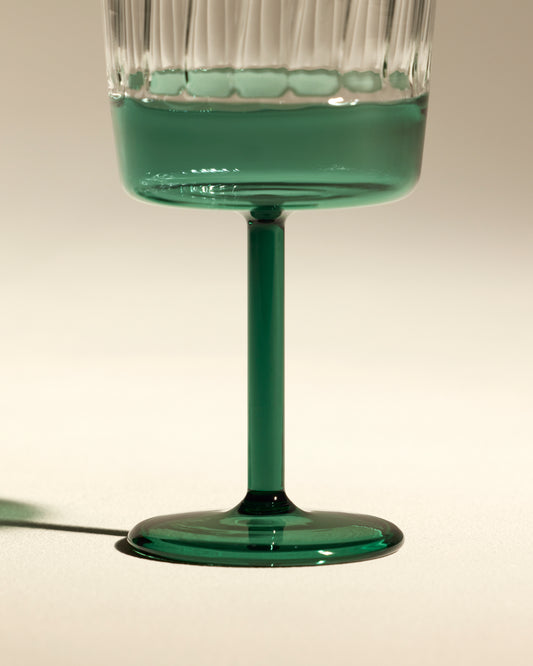 Verre à eau Eclat - Bleu Sarah design Maison Sarah Lavoine Bleu Sarah Verre  16 cm 3