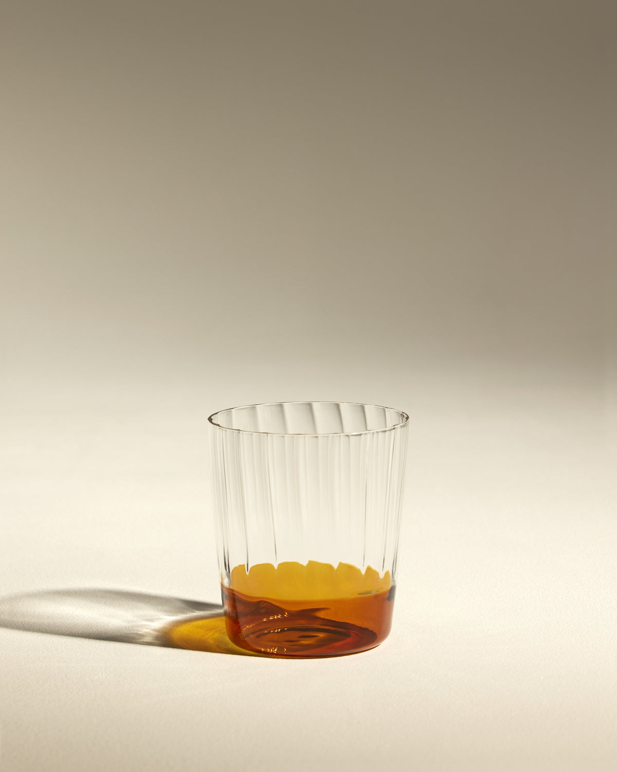 Eclat tumbler - Amber design Maison Sarah Lavoine Amber Glass 8 cm 9 cm 1